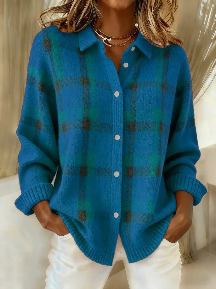 Rowan | Soft Knit Check Cardigan