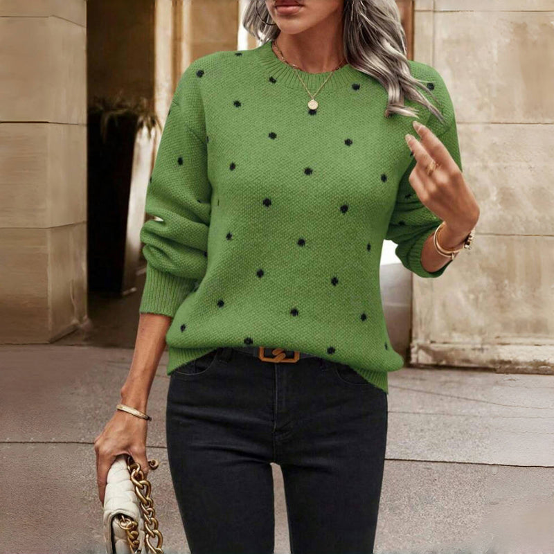 Nina | Dot Knitted Sweater
