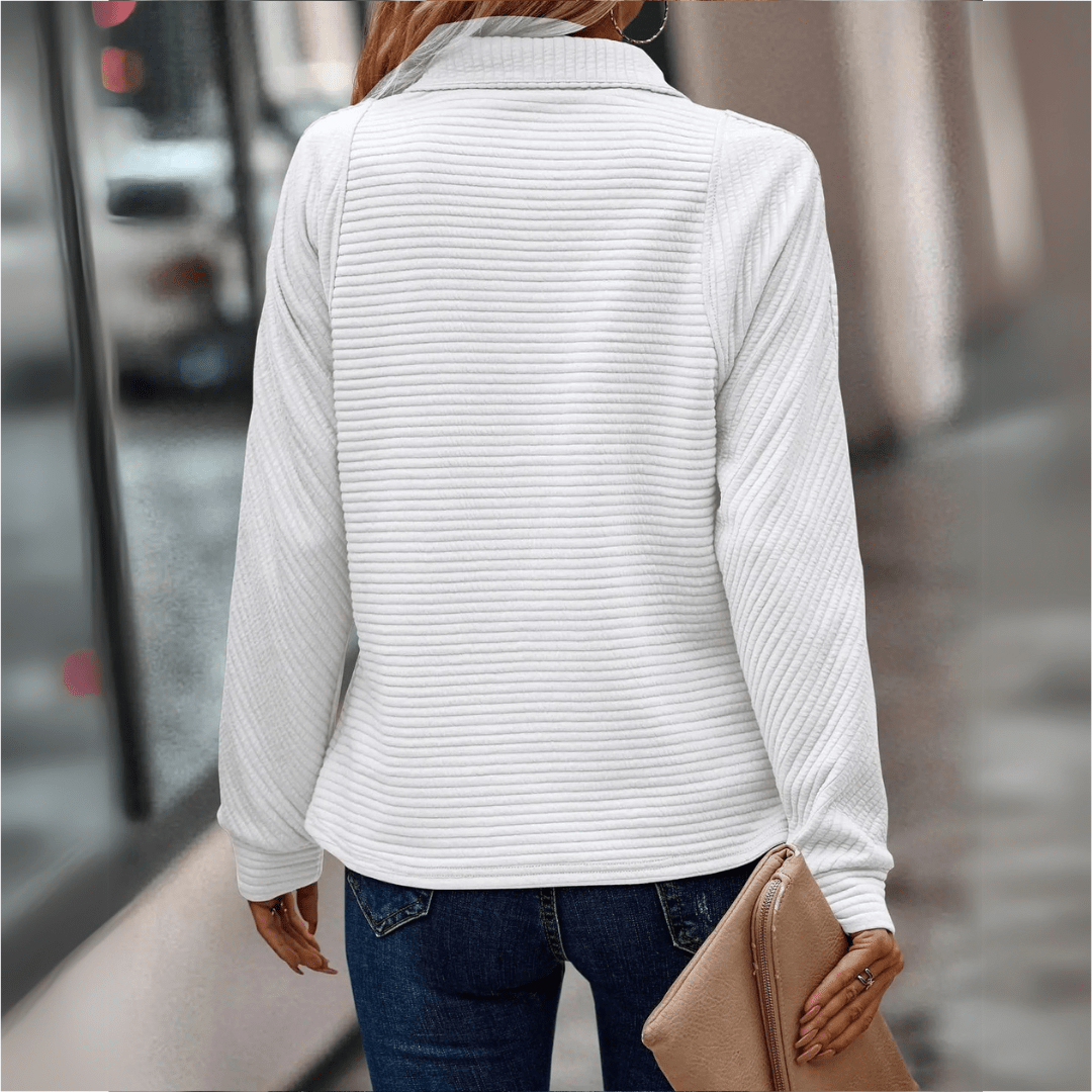 Jenica | Chic Half-Zip Pullover