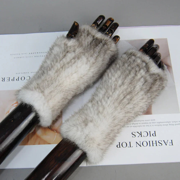 Liora™ | Mink Fur Gloves