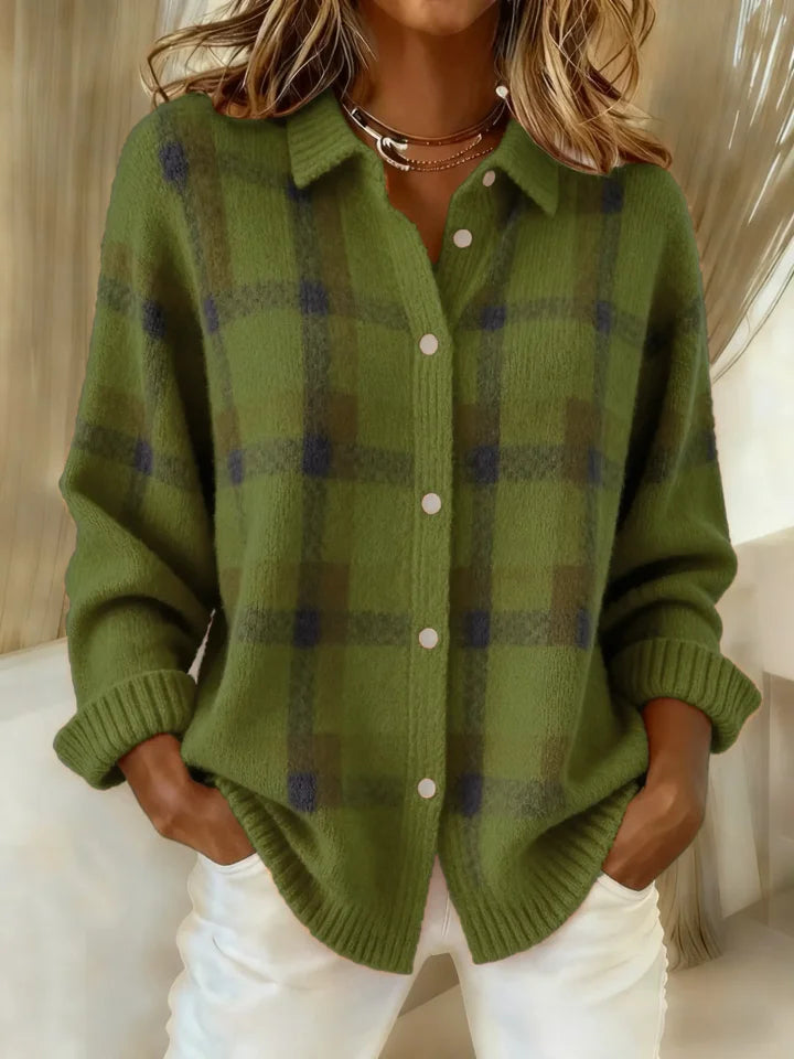 Rowan | Soft Knit Check Cardigan