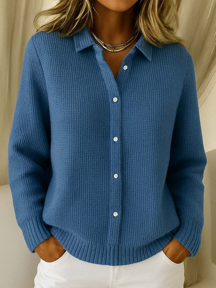 Elaine | Classic Knit Button Cardigan